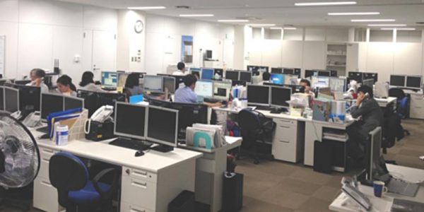 ミサワホーム(株)CADセンター沖縄事務所 社内風景
